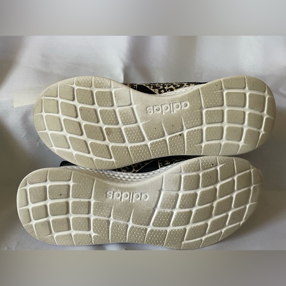 Adidas Black and Leopard Print Women's Slip-On Sneakers - Picture 10 of 10